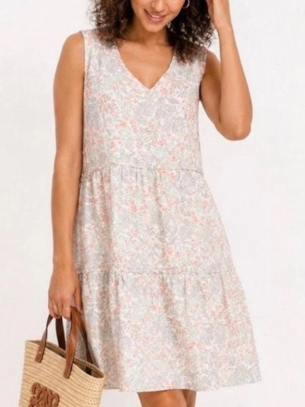 Joie 100% Linen Floral Mini Dress